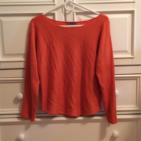 Vince. orange rayon sweater - Picture 1 of 4